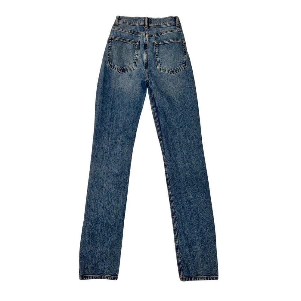 Reformation Lisa High Rise Straight Leg Jeans 24 Organic Cotton Sustainable Eco - Picture 2 of 15